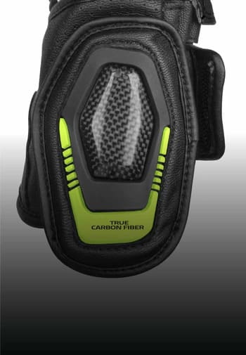 Rynox Storm Evo 3 riding gloves True Carbon Fiber Reinforcement